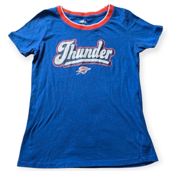 NBA Tops - Women's OKC Thunder Fitted Shirt, Size Small